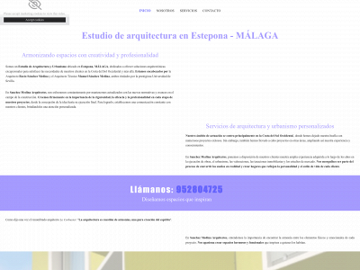 www.sanchezmedinaarquitectos.es snapshot