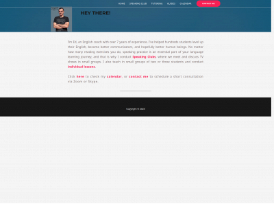 edenglishcoach.com snapshot