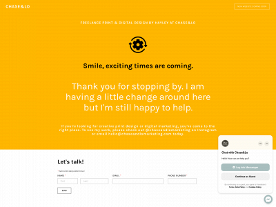 www.chaseandlomarketing.com snapshot