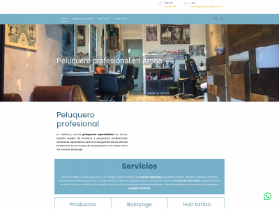 www.peluqueriahairock.es snapshot