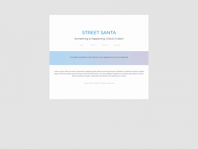 streetsanta.com snapshot