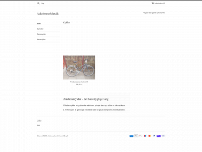 auktionscykler.dk snapshot