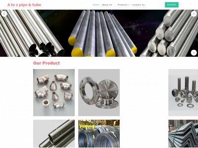 www.atozpipetubes.com snapshot