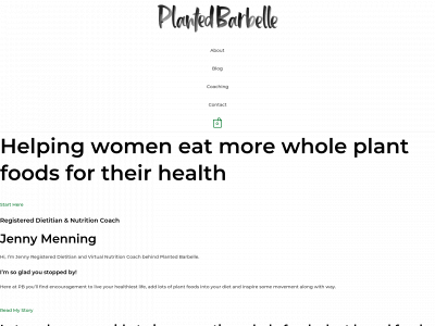 plantedbarbelle.com snapshot