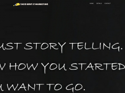 tacoboutitmarketing.com snapshot