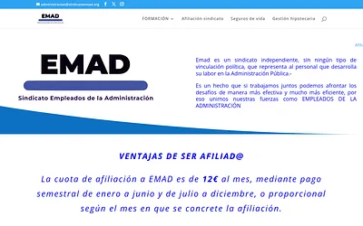 sindicatoemad.org snapshot