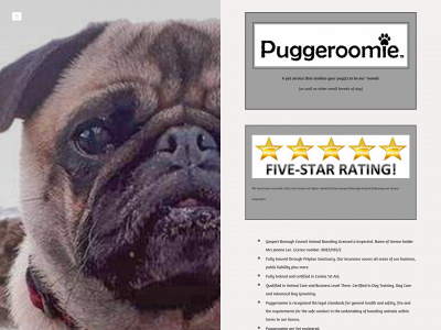 www.puggeroomie.com snapshot