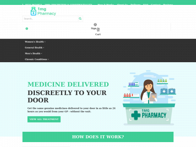1mg-pharmacy.com snapshot