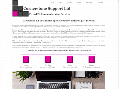 cornerstonesupport.co.uk snapshot