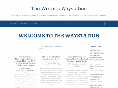 thewriterswaystation.com snapshot