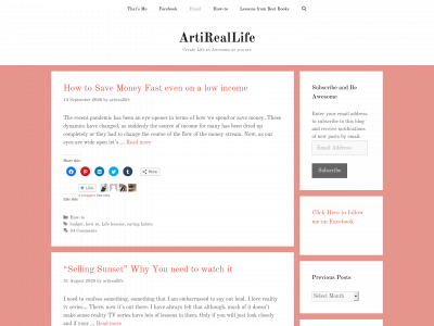 artireallife.com snapshot