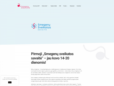 smegenusveikata.lt snapshot