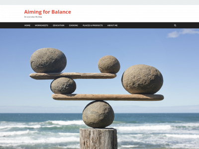 aimingforbalance.com snapshot