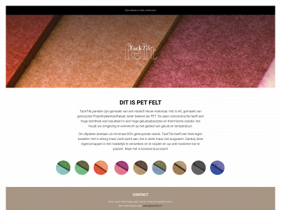 tacktile.nl snapshot