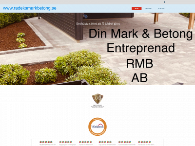 radeksmarkbetong.se snapshot