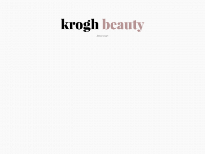 kroghbeauty.dk snapshot
