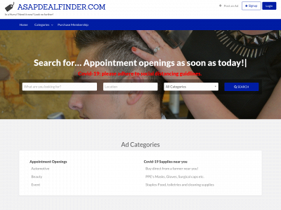 asapdealfinder.com snapshot