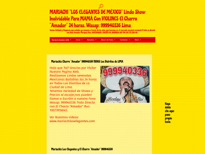 mariachiselegantesamador.com snapshot