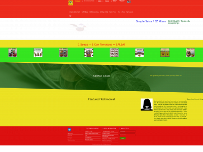 simplesalsamix.com snapshot
