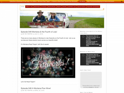 montanaroadtripping.com snapshot