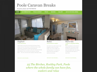 www.poolecaravanbreaks.com snapshot