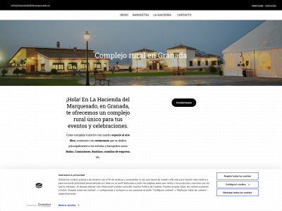 www.lahaciendadelmarquesado.com snapshot