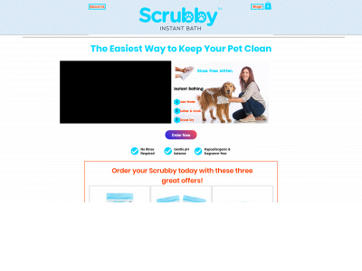 scrubbyinstantbath.com snapshot