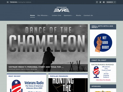 www.veteransradio.net snapshot