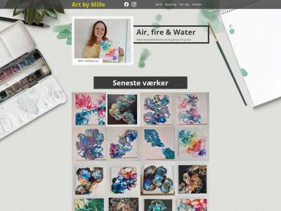 artbymille.dk snapshot