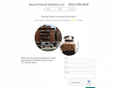 secureparceldelivery.com snapshot