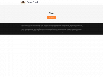 thehumanbestfriend.com snapshot