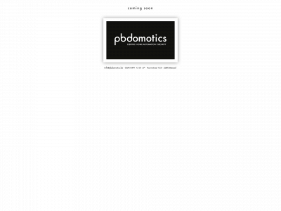 pbdomotics.be snapshot