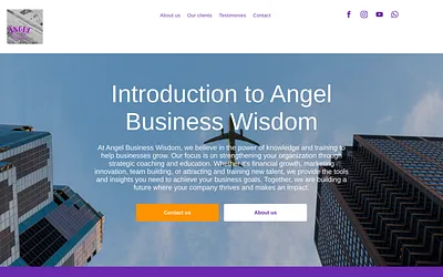 angelbusinesswisdom.com snapshot