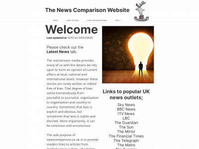 newscomparison.co.uk snapshot
