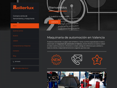 www.rollerlux.es snapshot