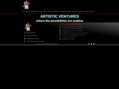 artistic-ventures.net snapshot