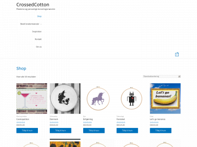 crossedcotton.dk snapshot