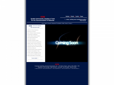 ccsinstruments.net snapshot