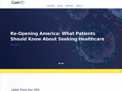 news.curemd.com snapshot