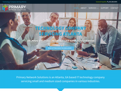 primarynetworksolutions.com snapshot