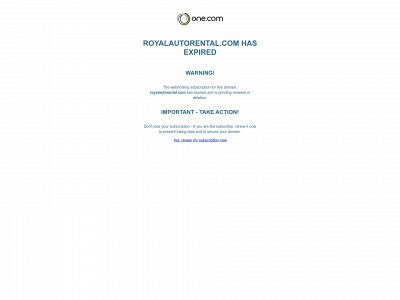 royalautorental.com snapshot