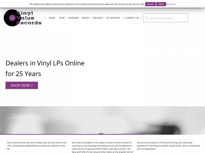 vinylvalue.com snapshot