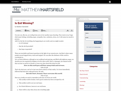 matthewhartsfield.com snapshot