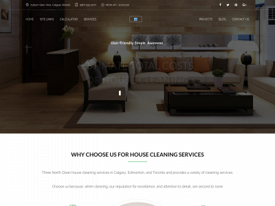 threenorthclean.com snapshot
