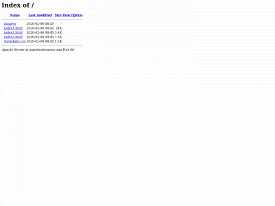 mattswebcorner.com snapshot