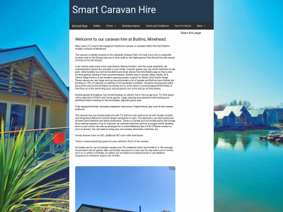 smartcaravan.simplesite.com snapshot