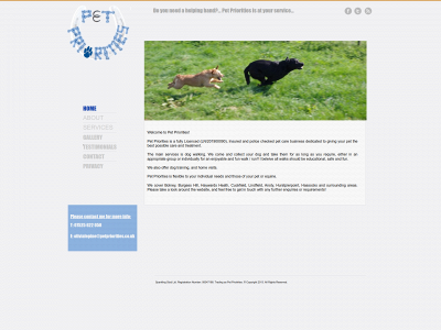 petpriorities.co.uk snapshot
