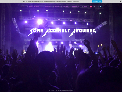 someassemblyrequiredband.com snapshot