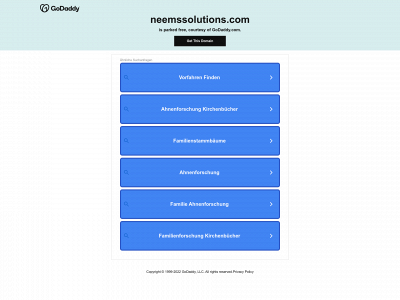 neemssolutions.com snapshot