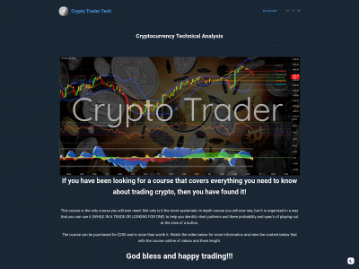 crypto-trader.tech snapshot